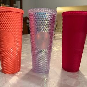 Starbucks Vibrant Textured Tumblers Trio